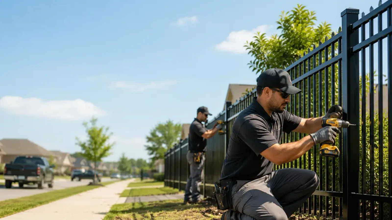 Metal Fence Installation in West College Corner, IN